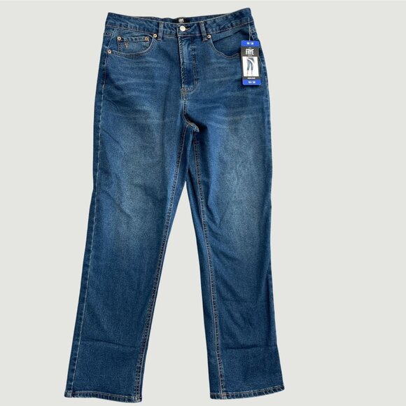 NEW Frye High-Rise Women's Size 10/30 Blue Cuffed Jeans - Picture 2 of 10